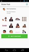 WAStickerApps Kim Kardashian gönderen