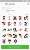 WASticker Love Emoji Stickers captura de pantalla 2