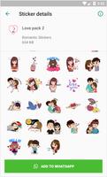 WASticker Love Emoji Stickers capture d'écran 2