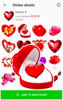 Pegatinas de amor para WhatsAp captura de pantalla 1