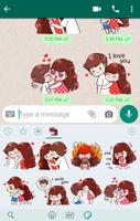 Stickers d'amour pour WhatsApp capture d'écran 1