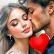Romantische Aufkleber Liebe