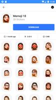 WASticker: Memoji Stickers captura de pantalla 1