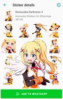 Konosuba Stickers capture d'écran 1