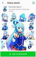 Konosuba Stickers imagem de tela 2