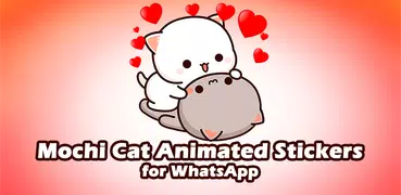 Mochi Cat Animated Stickers
