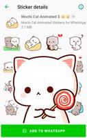 Mochi Cat Animated Stickers Screenshot 2
