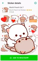 Mochi Peach Cat Stickers XAPK download