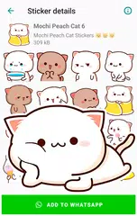 Mochi Peach Cat Stickers XAPK download
