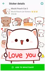 Mochi Peach Cat Stickers XAPK download