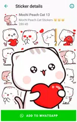 Mochi Peach Cat Stickers XAPK download