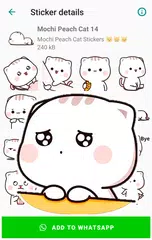 Mochi Peach Cat Stickers XAPK download
