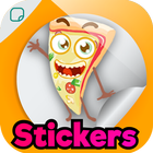 Pizza Emoji Stickers For Whatsapp(WAStickerApps) icône