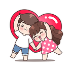 Romantic Love Stickers For WhatsApp: WAStickerApps 圖標