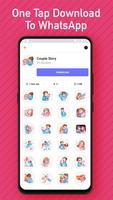 Romantic Love Stickers For WhatsApp: WAStickerApps скриншот 1