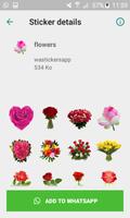 Wastickersapp - Roses stickers plakat