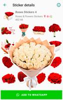 Rosas adesivos para WhatsApp imagem de tela 1