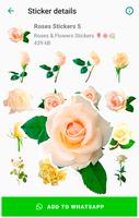 Rosas adesivos para WhatsApp imagem de tela 3