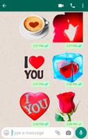 Romantische Stickers Liefde-poster