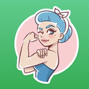 Adesivos Mulheres no WhatsApp WAStickerApps APK