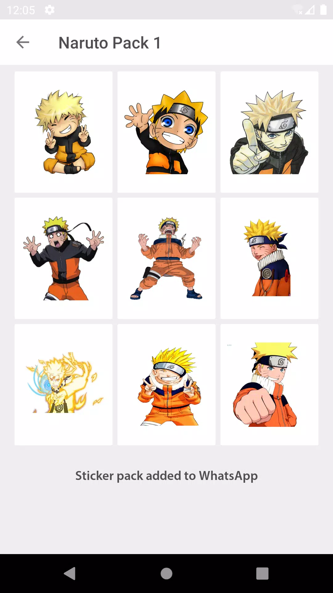 Download do APK de WAstickerApps desenhos animados Naruto 2020 para Android