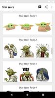 Stickers de Jedis y Siths Wast اسکرین شاٹ 1