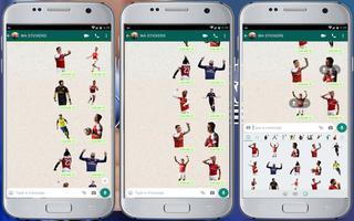 Gooners WAStickerApps Football capture d'écran 1