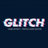 Glitch video effect - Glitch Photo & video editor-icoon