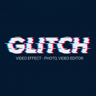 Glitch video effect - Glitch Photo & video editor 아이콘