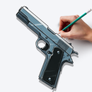 Learn How To Draw Weapons APK