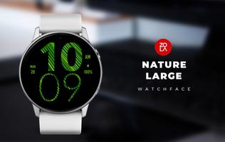 Nature Large Watch Face Affiche