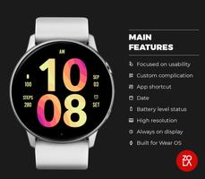 Big Happy Watch Face اسکرین شاٹ 1
