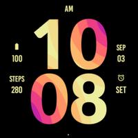 Big Happy Watch Face اسکرین شاٹ 3