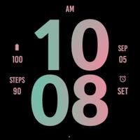 Big Pastel Watch Face screenshot 3