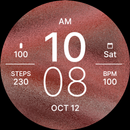Rose Gold Fit Watch Face APK