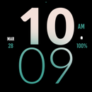 Snow Large Watch Face APK