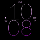 Soft Purple Line Watch Face APK