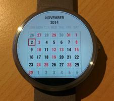 Calendar For Wear OS (Android  screenshot 3