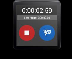 Stopwatch For Wear OS (Android captura de pantalla 1