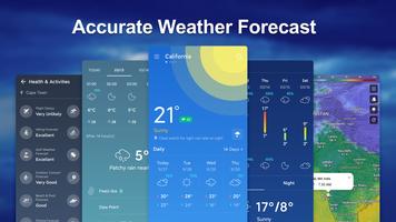 Wetter Live: Genaues Wetter Plakat