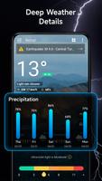 توقعات الطقس - التنبيه والقطعة تصوير الشاشة 3