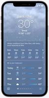 Weather iOS 15 poster