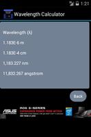 Wavelength Calculator Lite تصوير الشاشة 1