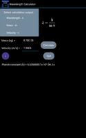 Wavelength Calculator Lite تصوير الشاشة 2