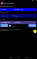 Heat duty calculator Lite capture d'écran 2