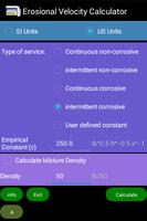 Erosional Velocity Calculator الملصق
