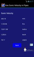 Gas Sonic Velocity in Pipes capture d'écran 1