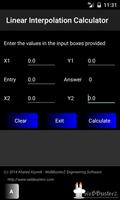 Interpolation Calculator Lite Affiche