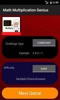 Math Multiplication Genius постер