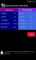 1 Schermata Pipe Diameter Calculator Lite